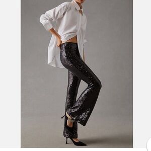 Sequin flare  leg  Joni pants
